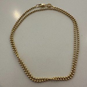 14k Ball Chain 16" Necklace